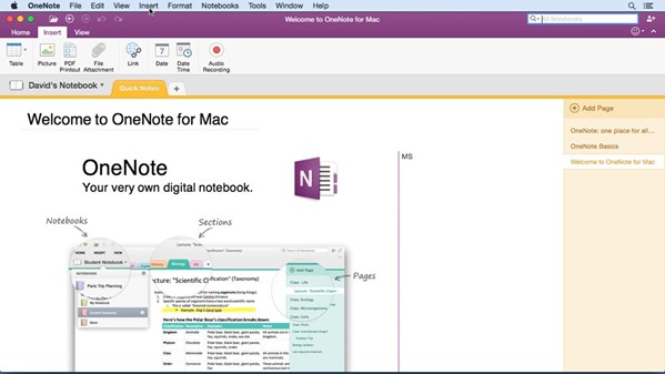 Onenote 2013 desktop